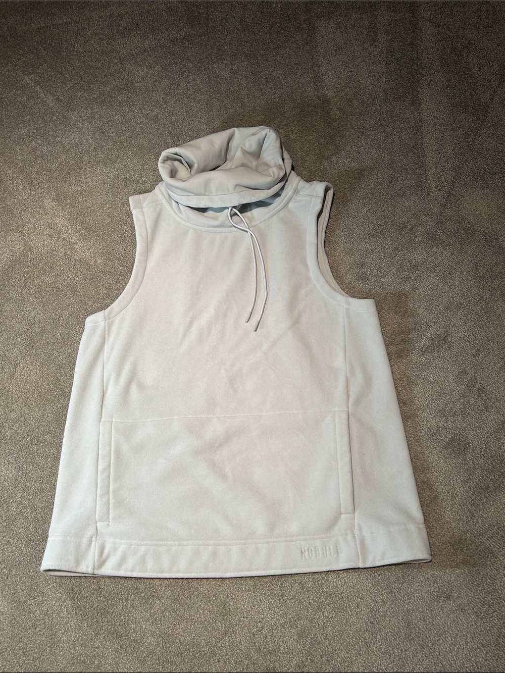 NOBULL Women's Polartec Wind Pro Arctic Sleeveless Cowl Pullover